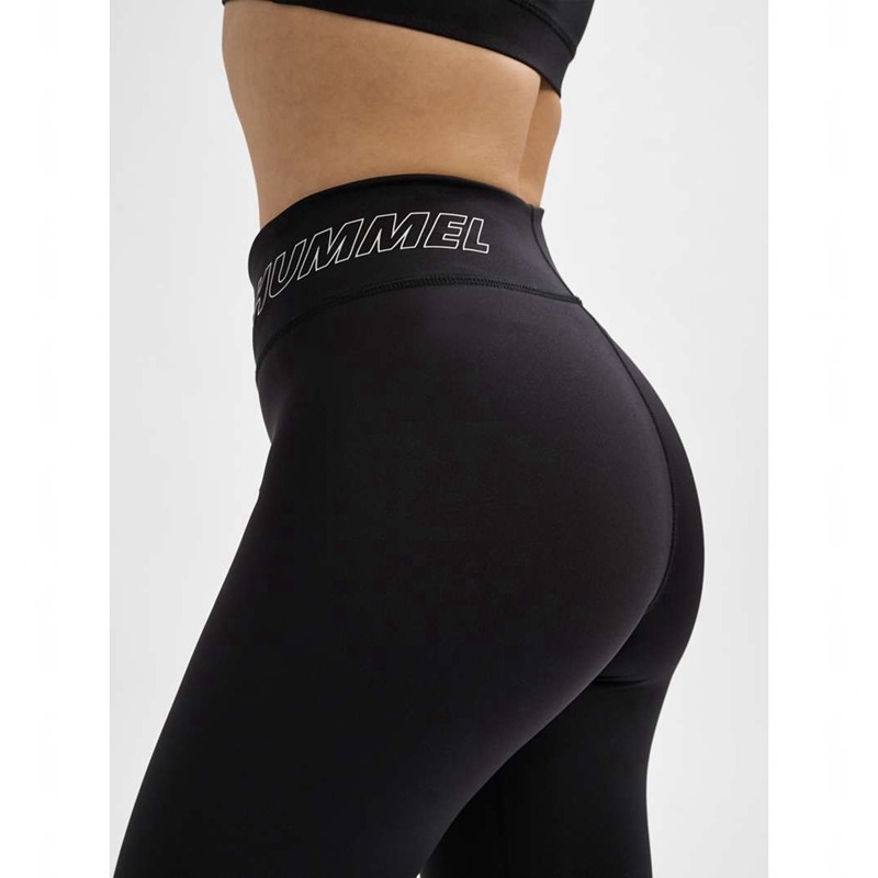 Hummel Te Fundamental Mid Waist Strumpbyxor Dam Svarta | 799033-733