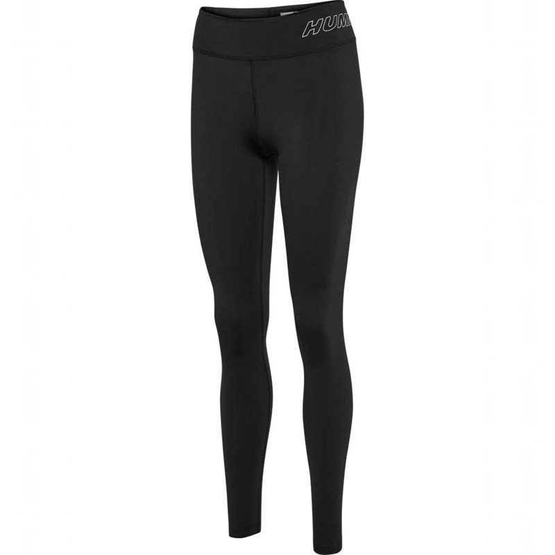 Hummel Te Fundamental Mid Waist Strumpbyxor Dam Svarta | 799033-733