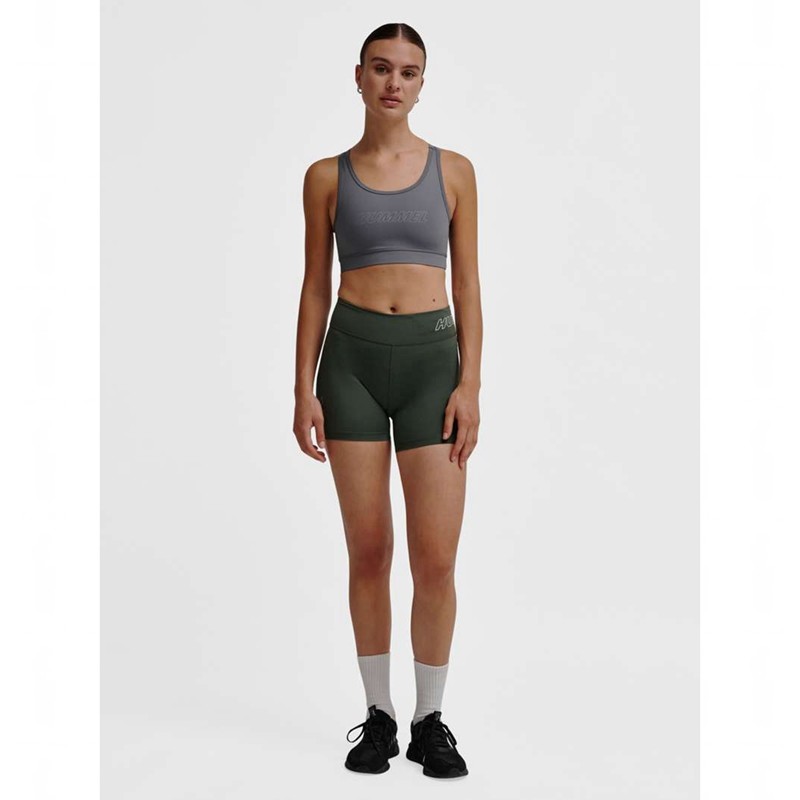 Hummel Te Fundamental Mw Tight Shorts Dam Gröna | 148285-200