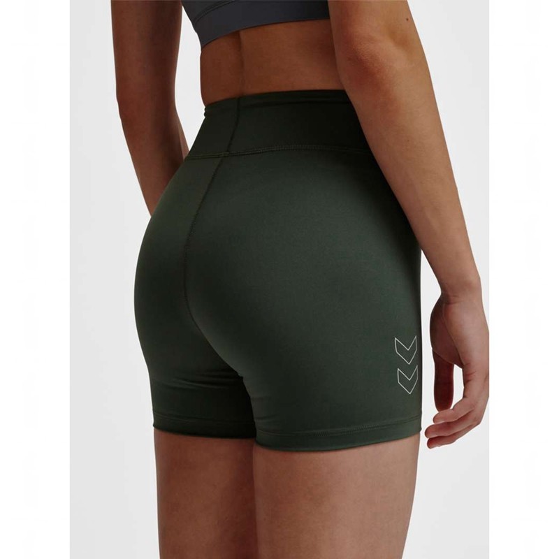 Hummel Te Fundamental Mw Tight Shorts Dam Gröna | 148285-200