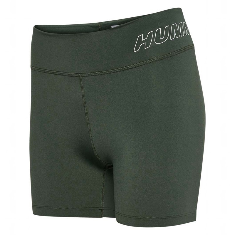 Hummel Te Fundamental Mw Tight Shorts Dam Gröna | 148285-200