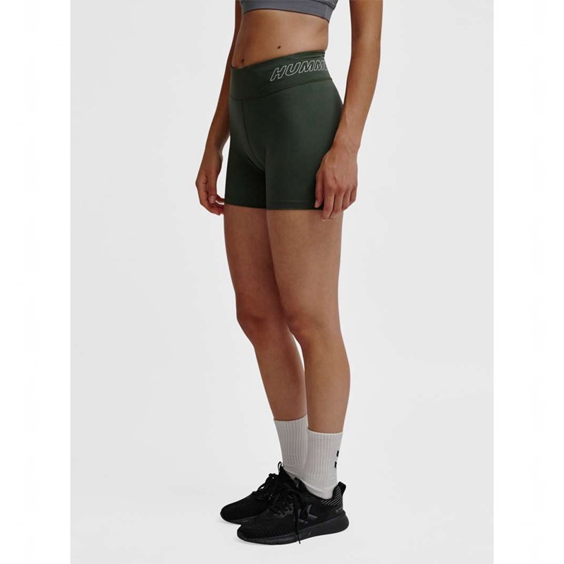 Hummel Te Fundamental Mw Tight Shorts Dam Gröna | 148285-200