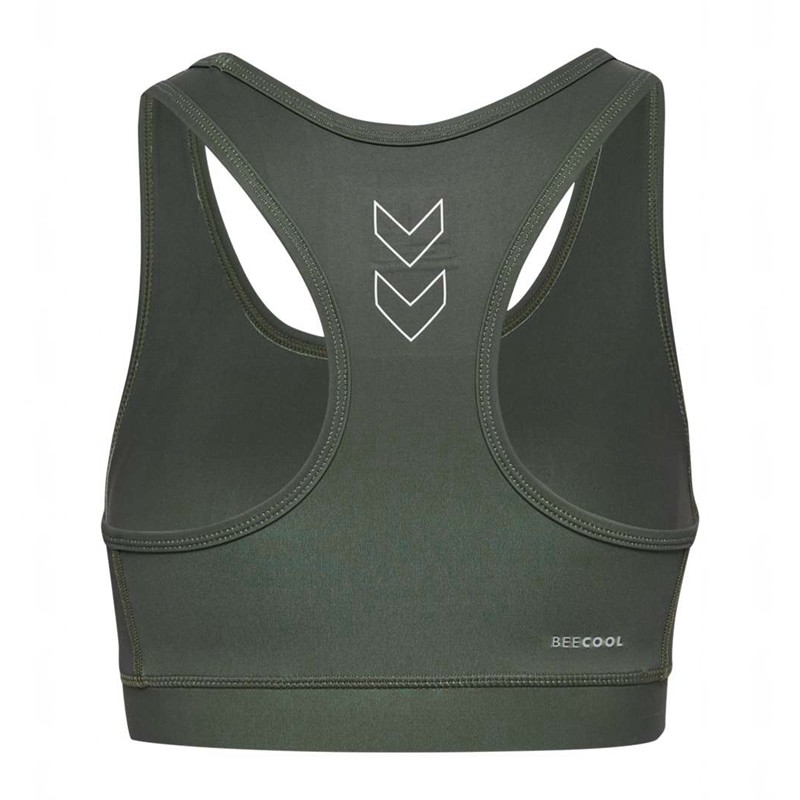 Hummel Te Fundamental Sport BH Dam Gröna | 185140-317