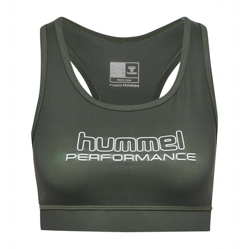 Hummel Te Fundamental Sport BH Dam Gröna | 185140-317