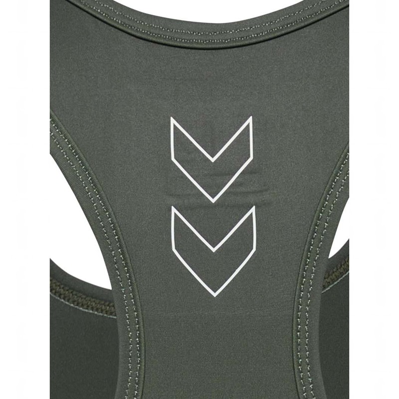 Hummel Te Fundamental Sport BH Dam Gröna | 185140-317