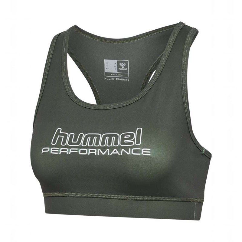 Hummel Te Fundamental Sport BH Dam Gröna | 185140-317