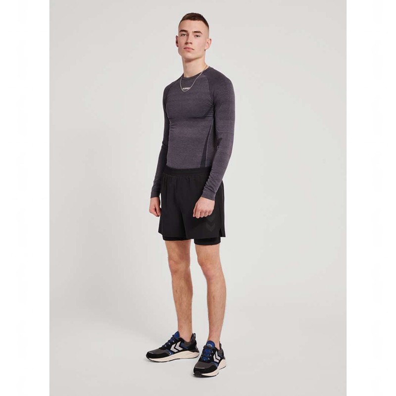 Hummel Te Mike Seamless L/S Baslager Herr Svarta | 606709-838