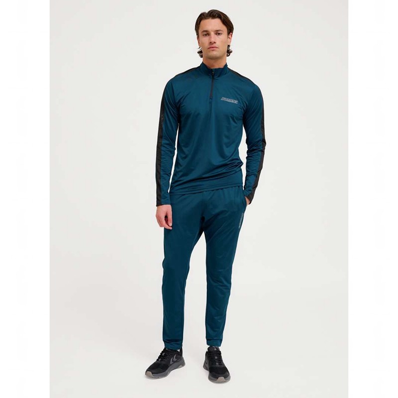 Hummel Te Strength Pl Half Zip Tröjor Herr Marinblå | 134701-165