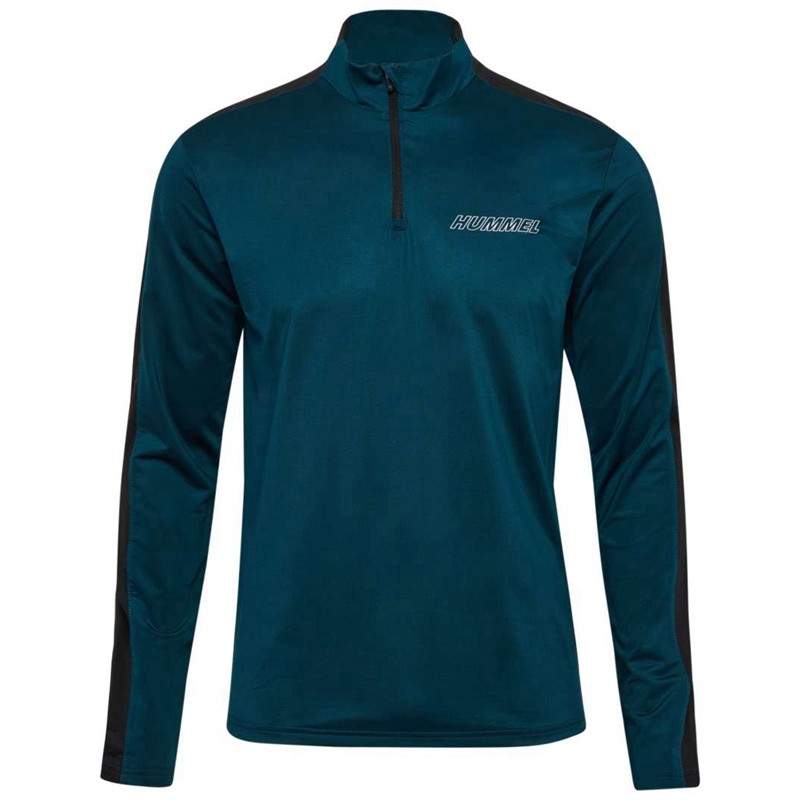 Hummel Te Strength Pl Half Zip Tröjor Herr Marinblå | 134701-165