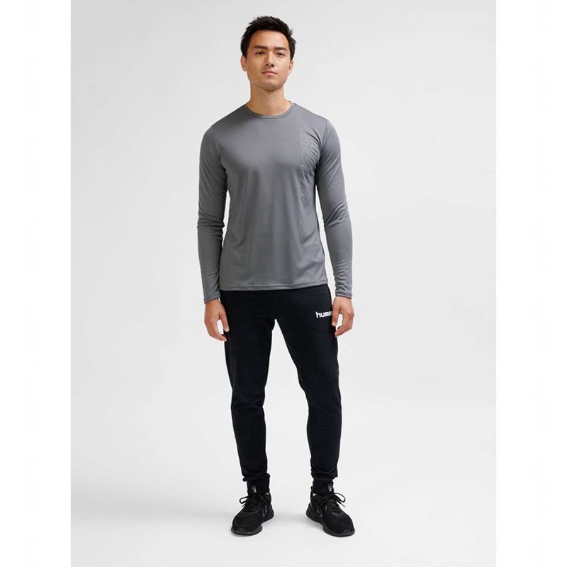 Hummel Te Topaz L/S T-shirt Herr Grå | 495673-681