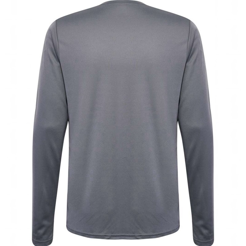 Hummel Te Topaz L/S T-shirt Herr Grå | 495673-681