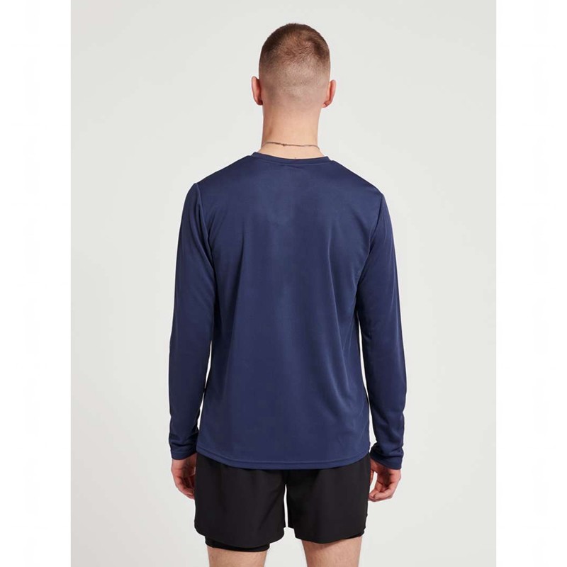 Hummel Te Topaz L/S T-shirt Herr Marinblå | 422039-698