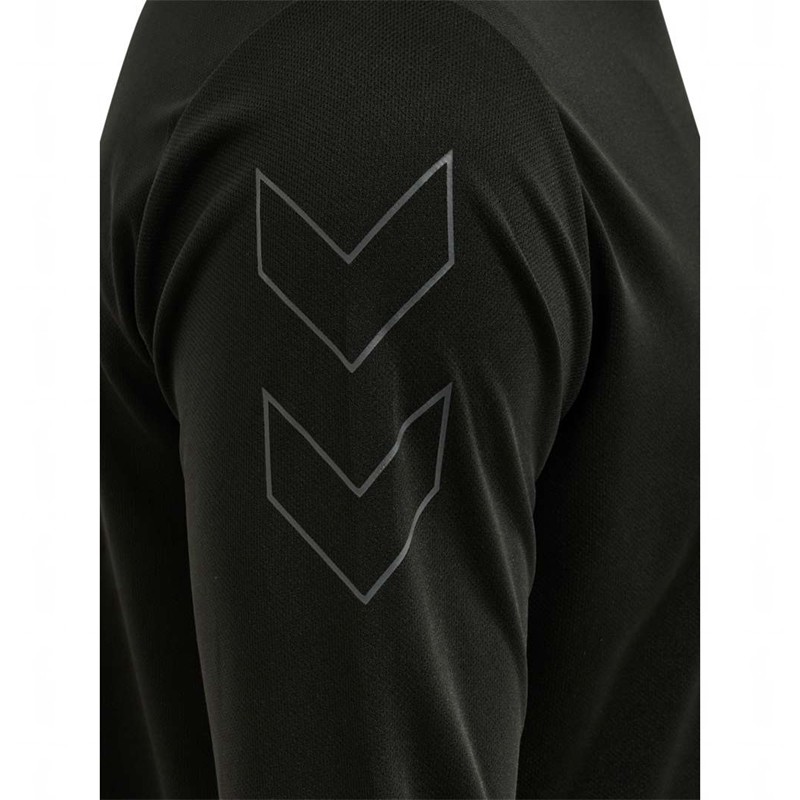 Hummel Te Topaz L/S T-shirt Herr Svarta | 038833-890