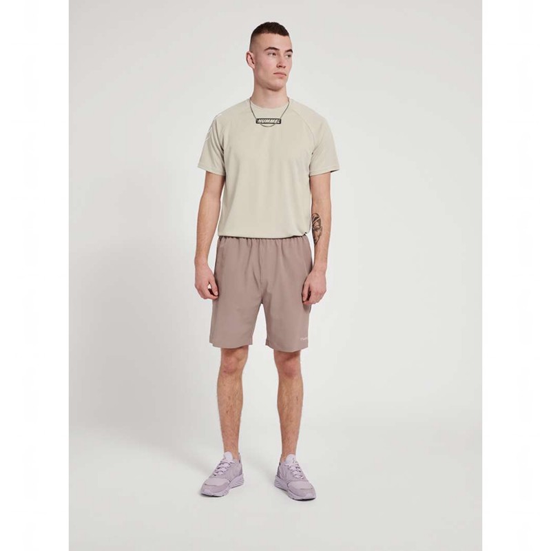 Hummel Te Topaz T-shirt Herr Beige | 868893-747