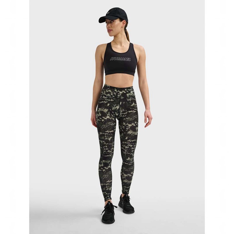 Hummel Te Twist Aop Mid Waist Strumpbyxor Dam Gröna | 720417-838