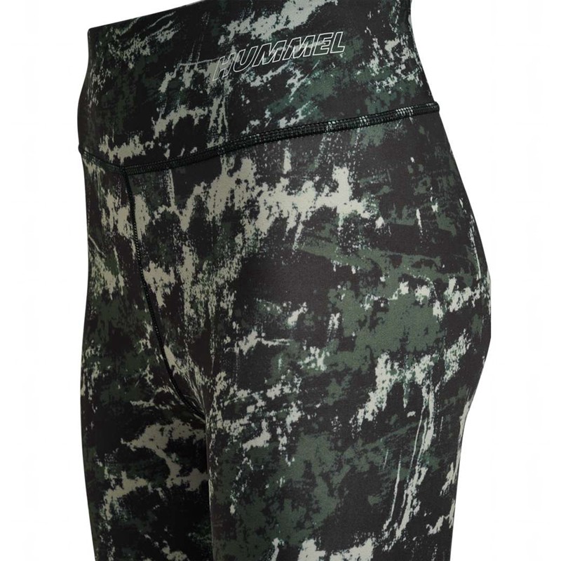 Hummel Te Twist Aop Mid Waist Strumpbyxor Dam Gröna | 720417-838