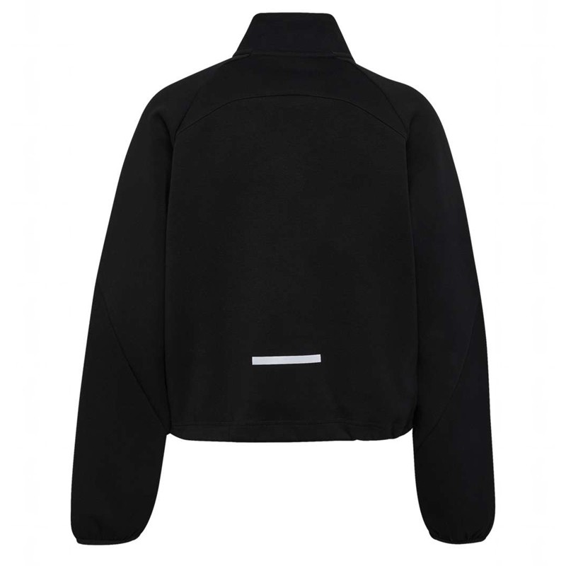 Hummel Tech Fleece Boxy Half Zip Byxor Dam Svarta | 431700-885
