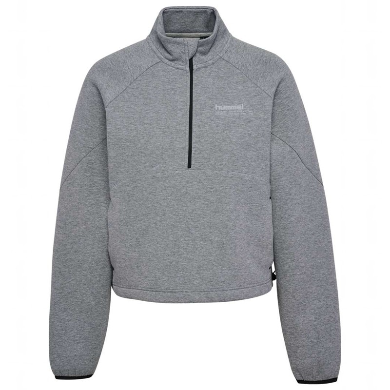 Hummel Tech Fleece Boxy Half Zip Gympaskor Dam Grå | 793070-793