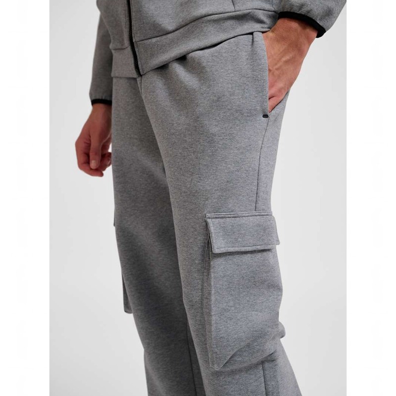 Hummel Tech Fleece Loose Cargo Byxor Herr Grå | 104080-690