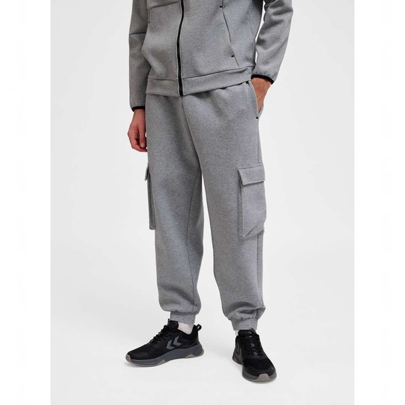 Hummel Tech Fleece Loose Cargo Byxor Herr Grå | 104080-690