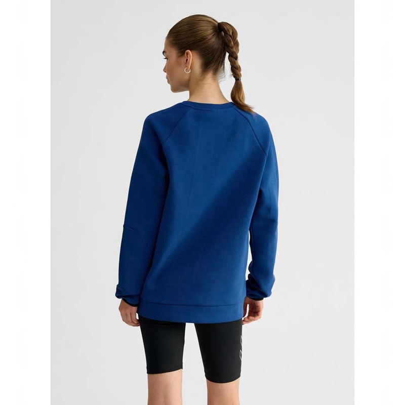Hummel Tech Fleece Regular Crew Tröjor Dam Blå | 244124-380