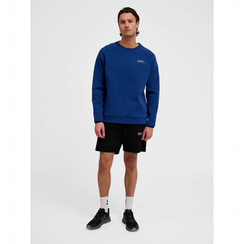 Hummel Tech Fleece Regular Crew Tröjor Dam Blå | 244124-380