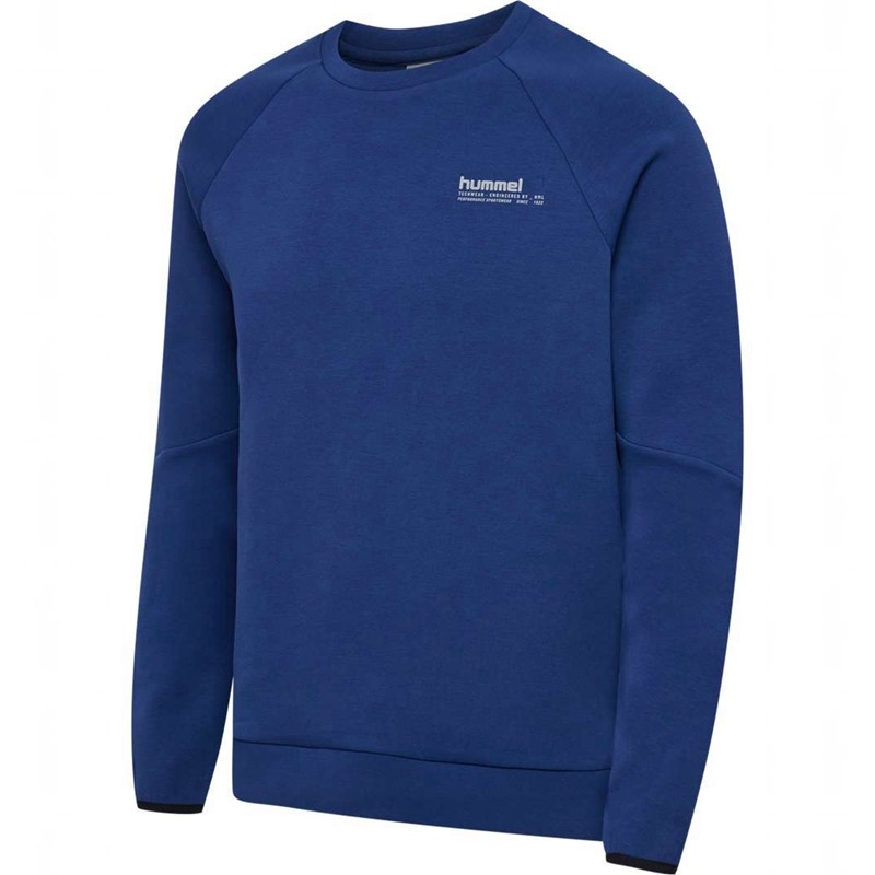 Hummel Tech Fleece Regular Crew Tröjor Dam Blå | 244124-380