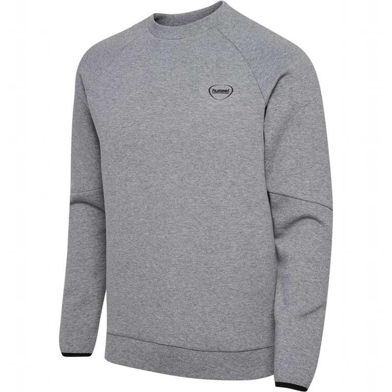 Hummel Tech Fleece Regular Crew Tröjor Herr Grå | 274845-476