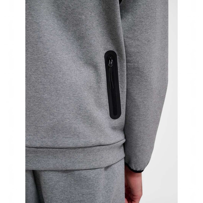 Hummel Tech Fleece Regular Zip Hoodie Dam Grå | 371107-878