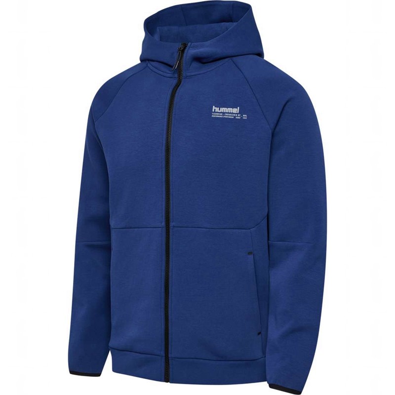 Hummel Tech Fleece Regular Zip Hoodie Dam Blå | 462441-000