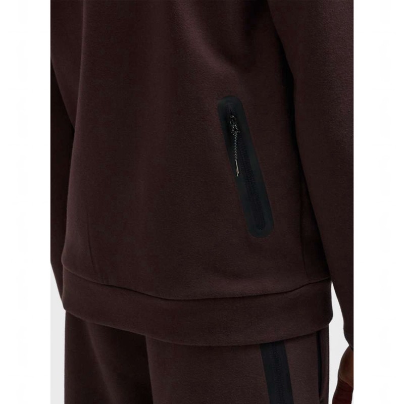 Hummel Tech Fleece Regular Zip Hoodie Herr Choklad | 082898-946
