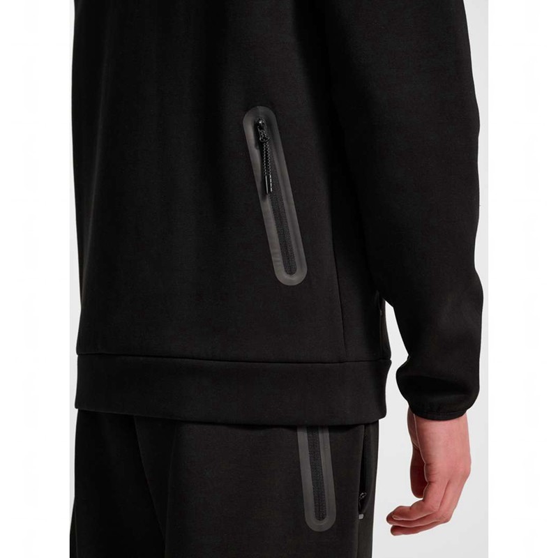 Hummel Tech Fleece Regular Zip Hoodie T-shirt Dam Svarta | 524799-659