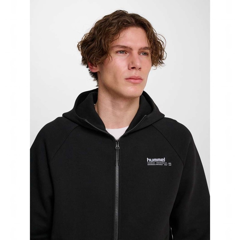 Hummel Tech Fleece Regular Zip Hoodie T-shirt Dam Svarta | 524799-659