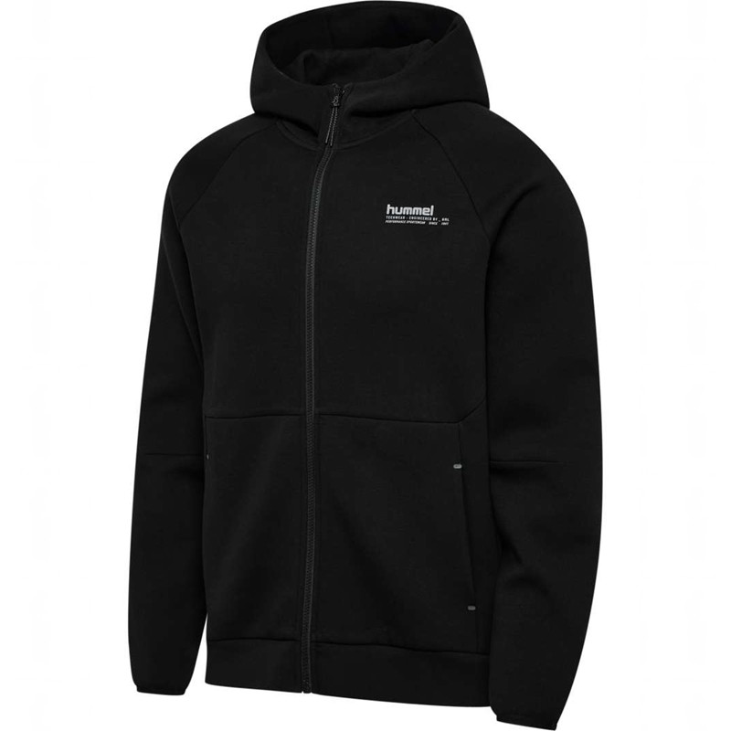 Hummel Tech Fleece Regular Zip Hoodie T-shirt Dam Svarta | 524799-659