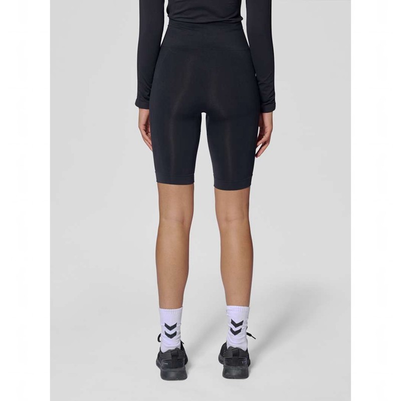 Hummel Tif Seamless Cyling Shorts Dam Svarta | 846960-784