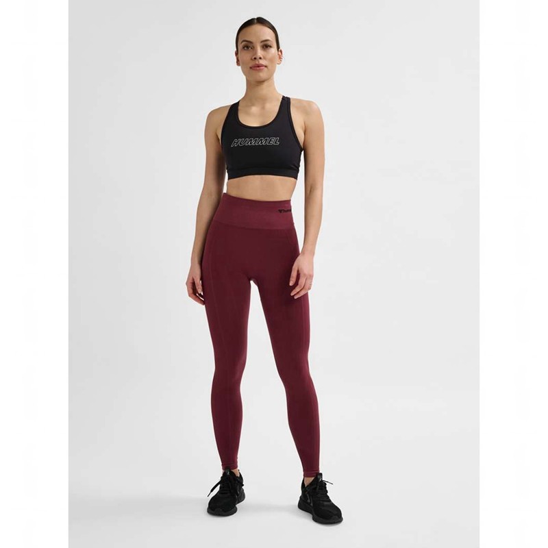 Hummel Tif Seamless High Waist Sneakers Dam Vinröda | 933948-793
