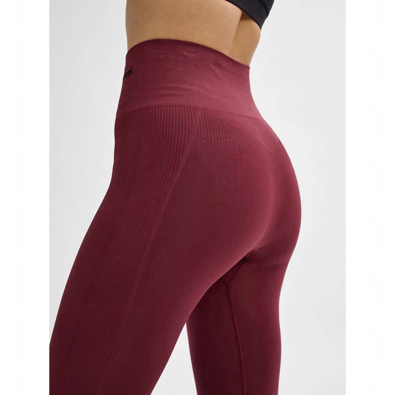 Hummel Tif Seamless High Waist Sneakers Dam Vinröda | 933948-793