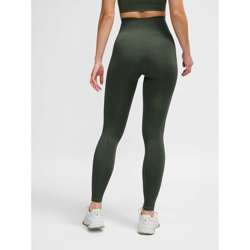 Hummel Tif Seamless High Waist Strumpbyxor Dam Gröna | 351474-059