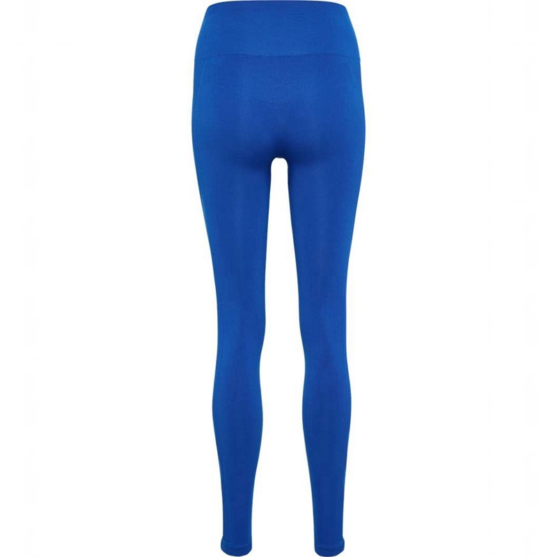 Hummel Tif Seamless High Waist Strumpbyxor Dam Blå | 647771-289