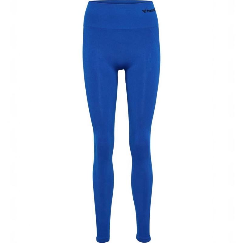 Hummel Tif Seamless High Waist Strumpbyxor Dam Blå | 647771-289