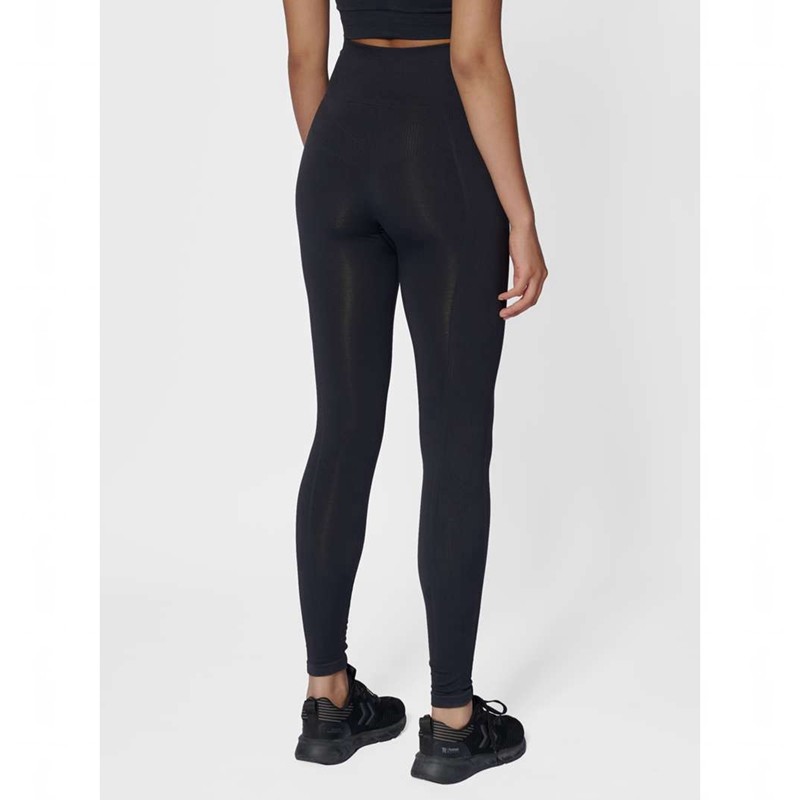 Hummel Tif Seamless High Waist Strumpbyxor Dam Svarta | 457541-565