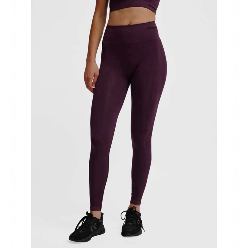 Hummel Tif Seamless High Waist Strumpor Dam Lila | 709774-353