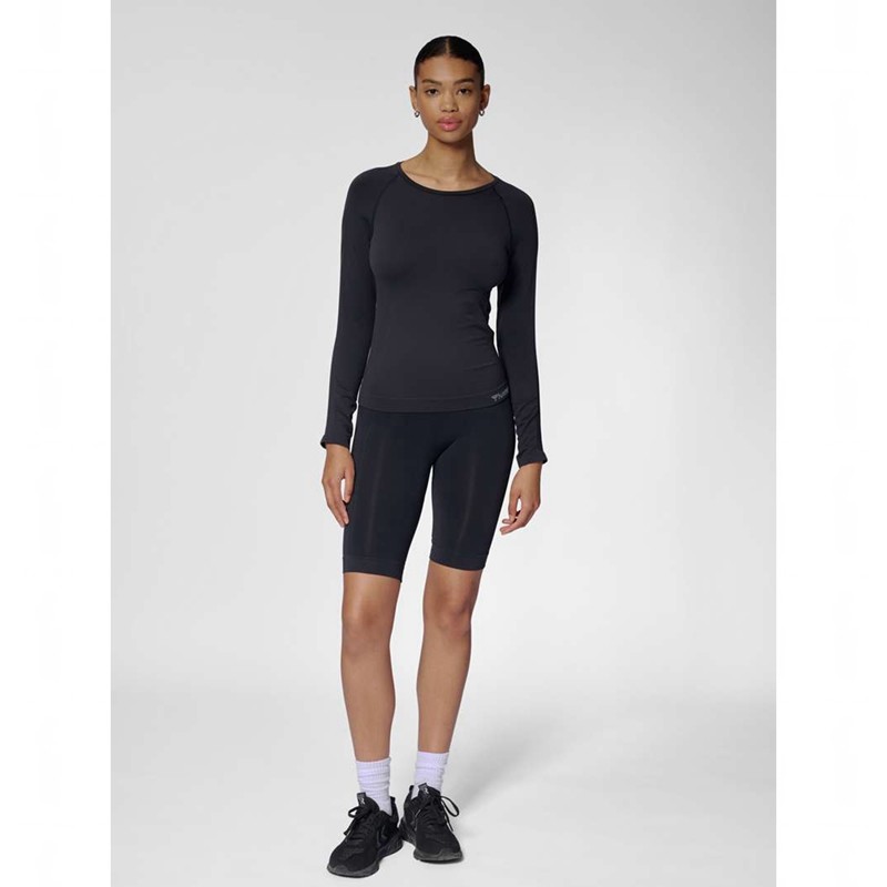 Hummel Tif Seamless L/S T-shirt Dam Svarta | 995849-274