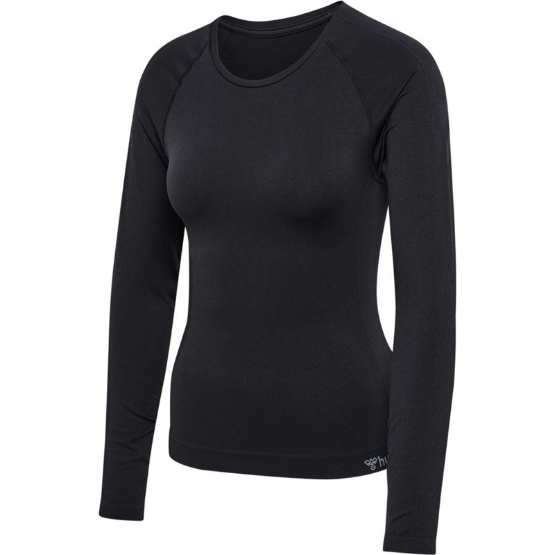 Hummel Tif Seamless L/S T-shirt Dam Svarta | 995849-274