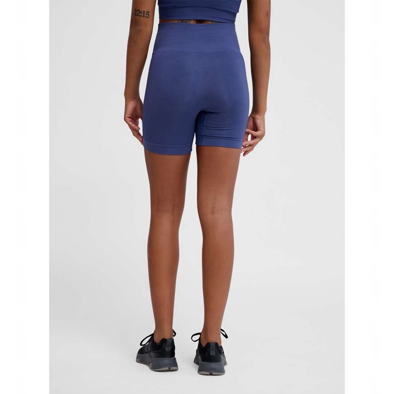 Hummel Tif Seamless Shorts Dam Blå | 233831-386