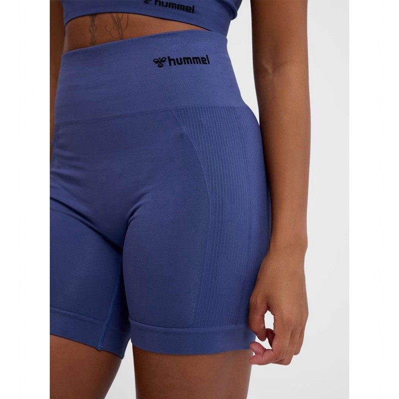 Hummel Tif Seamless Shorts Dam Blå | 233831-386