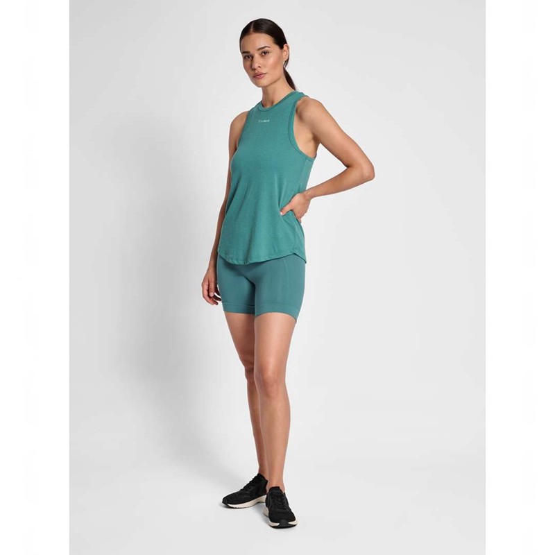 Hummel Tif Seamless Shorts Dam Blå | 464167-697