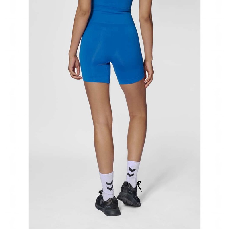 Hummel Tif Seamless Shorts Dam Blå | 607696-376