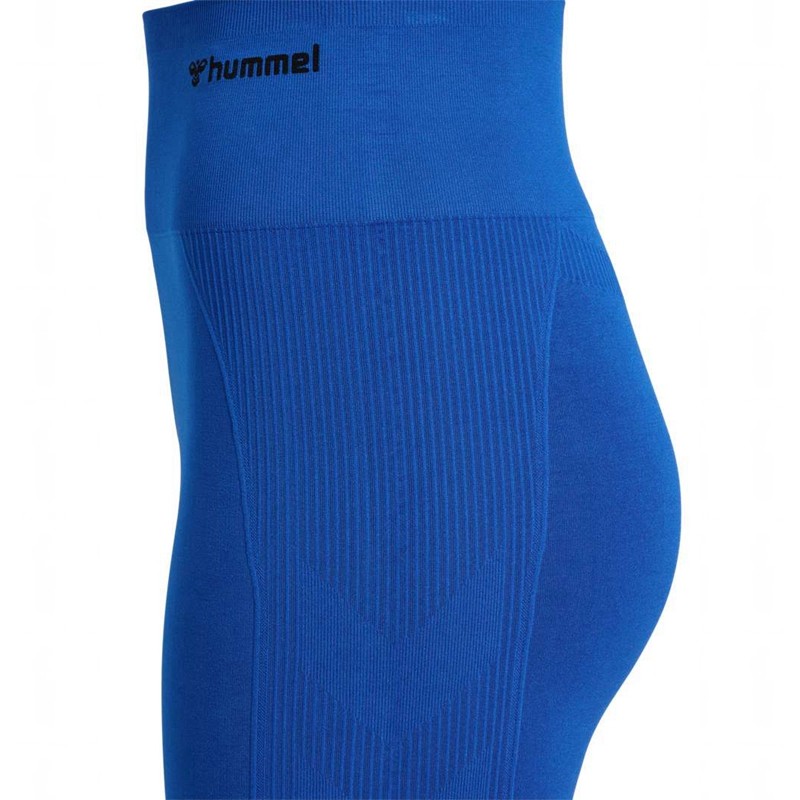 Hummel Tif Seamless Shorts Dam Blå | 607696-376