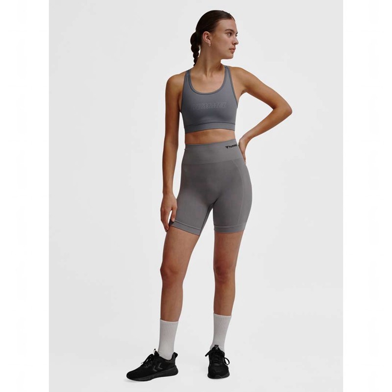 Hummel Tif Seamless Shorts Dam Grå | 526730-914
